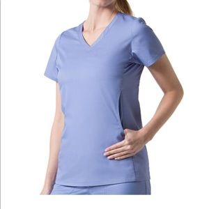 New with tags C3 stretch ceil blue scrub top